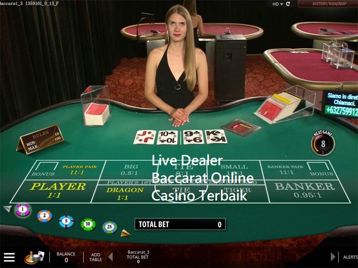 Live Dealer Baccarat Online Casino Terbaik
